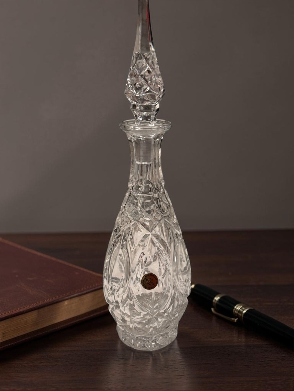 Princess House #776 Wine Decanter w/ Stopper – West Germany 24% Lead Crystal VTG